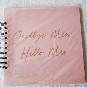 Pink Bridal Shower Guest Book